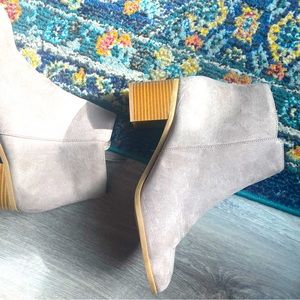 Torrid Taupe Ankle Boots